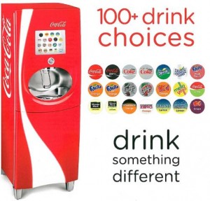 Coca-Cola Freestyle Fountain available at Pizza Tugos in Ocean City!