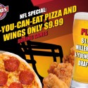 All You Can Eat Pizza and Wings at Pizza Tugos ad