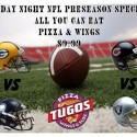 Friday Night NFL Preseason AUCE Special ad