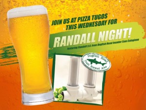 Randall Night at Pizza Tugos ad