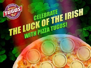 Celebrate St. Patrick's Day at Pizza Tugos ad