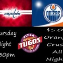 NHL Game at Pizza Tugos ad