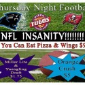 Thursday Night Football Miller Lite & Yuengling Draft Specials at Pizza Tugos ad