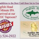 Dogfish Head 120 Min IPA New to Pizza Tugos graphic