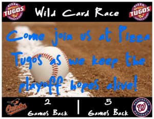 Join us in West Ocean City for the Wild Card Race in Baseball!