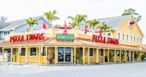 Cheeseburger Pizza in Ocean City at Pizza Tugos