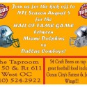 NFL Kickoff at Pizza Tugos ad