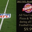 NFL Special at Pizza Tugos ad