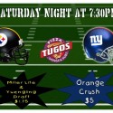 Pizza Tugos Saturday Night NFL Special ad