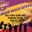 Senior Week Special at Pizza Tugos in Ocean City ad