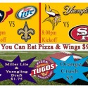 NFL AUCE Special at Pizza Tugos ad