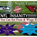 Thursday NFL Insanity AUCE Special ad