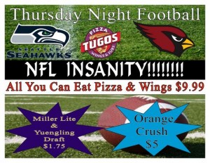 Thursday NFL Insanity AUCE Special ad
