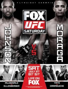 UFC on FOX 8: Johnson vs Moraga at Pizza Tugos in Ocean City!