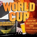 World Cup at Pizza Tugos on the 60-inch HDTV ad