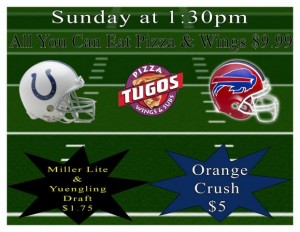 Sunday NFL Football in Ocean City at Pizza Tugos