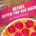 Pizza with pink pepperonis in support for the Race for the Cure in Ocean City