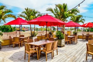 Tiki Bar outdoor seating