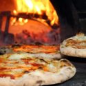 pizzas and wood oven