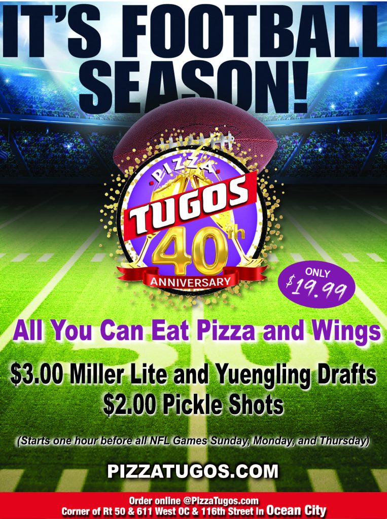 Catch Both of the Games at Pizza Tugos in OCMD!